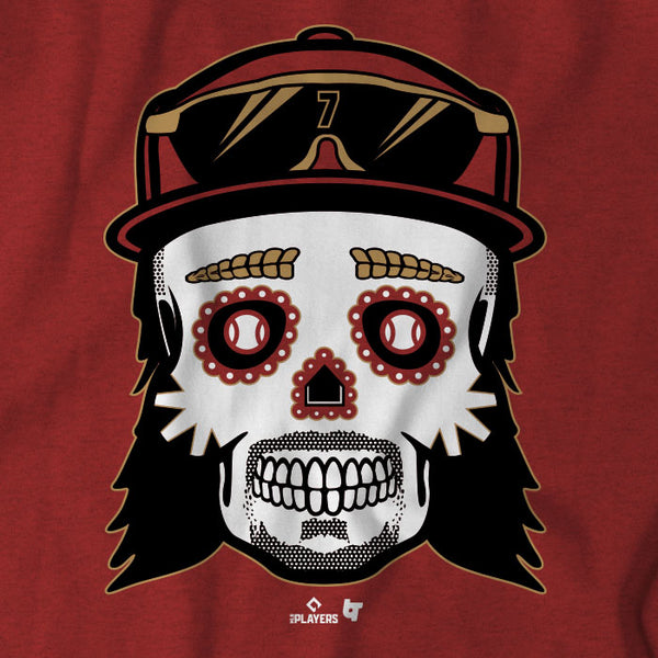 Corbin Carroll Sugar Skull Shirt, Arizona - MLBPA Licensed - BreakingT