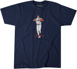 Jeremy Peña: Superstar Pose Shirt - MLBPA Licensed - BreakingT