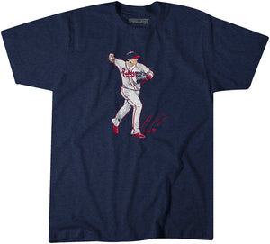 Austin Riley Superstar Pose Shirt - MLBPA Licensed - BreakingT