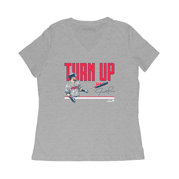 Justin Turner: Turn Up Shirt, Boston - MLBPA Licensed - BreakingT