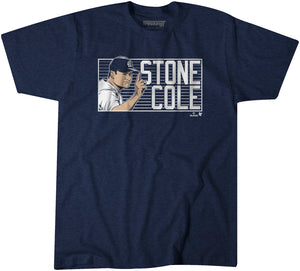 Gerrit Cole: Stone Cole Shirt, New York - MLBPA Licensed - BreakingT