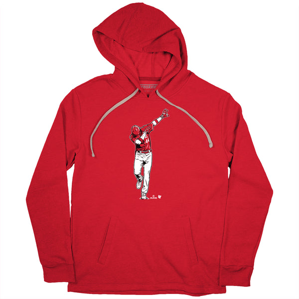 Elly De La Cruz: Home Run Dab Shirt, Cincinnati - MLBPA - BreakingT