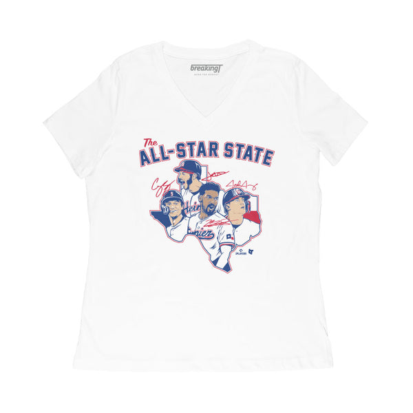 The All-Star State Shirt, Texas Baseball - MLBPA Licensed - BreakingT