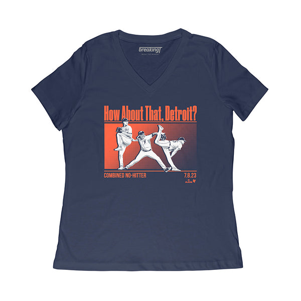 Matt Manning Detroit Combined No-Hitter T-Shirt - MLBPA - BreakingT