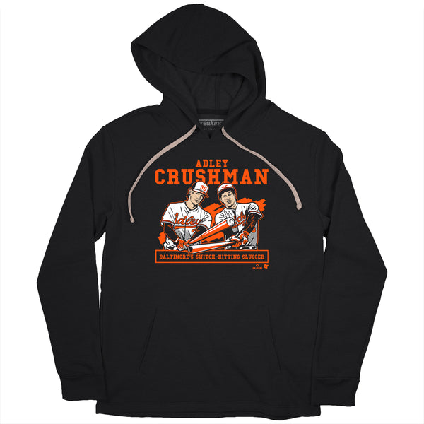 Adley Rutschman: Crushman Shirt, Baltimore - MLBPA Licensed -BreakingT