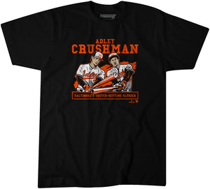 Adley Rutschman: Crushman Shirt, Baltimore - MLBPA Licensed -BreakingT