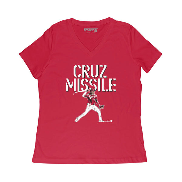 Elly De La Cruz Missile Shirt, Cincinnati - MLBPA Licensed - BreakingT