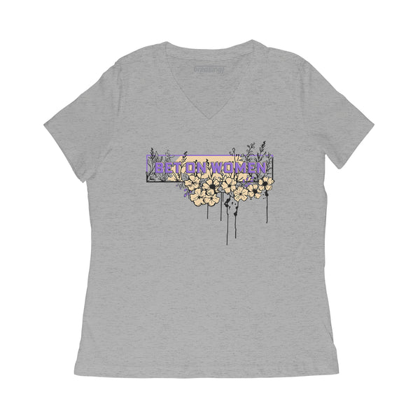 Bet On Women Floral Adult T-Shirt