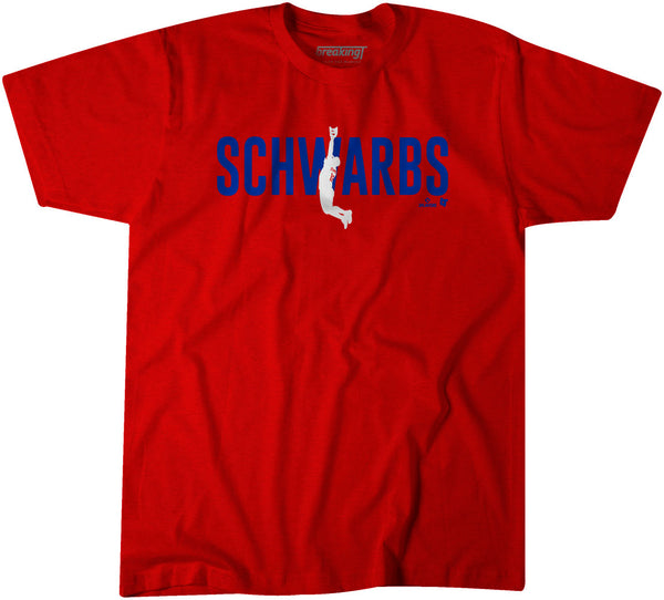 Kyle Schwarber: Air Schwarbs Shirt, Philly - MLBPA Licensed -BreakingT