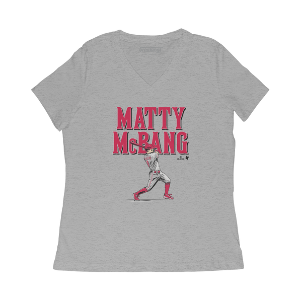 Matt McLain Matty McBang Shirt, Cincinnati - MLBPA Licensed -BreakingT