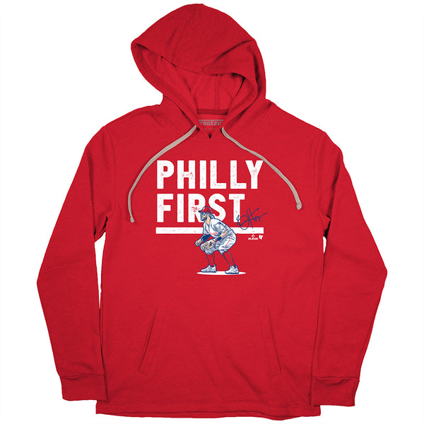 Bryce Harper: Philly First Shirt + Hoodie - MLBPA Licensed - BreakingT