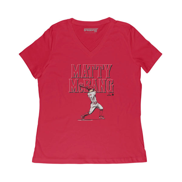 Matt McLain Matty McBang Shirt, Cincinnati - MLBPA Licensed -BreakingT