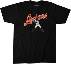 Marco Luciano: Swing Shirt, San Francisco - MLBPA Licensed - BreakingT