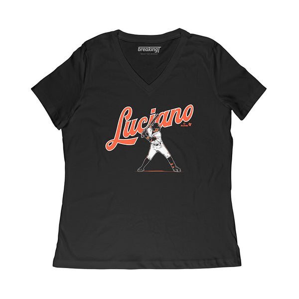 Marco Luciano: Swing Shirt, San Francisco - MLBPA Licensed - BreakingT