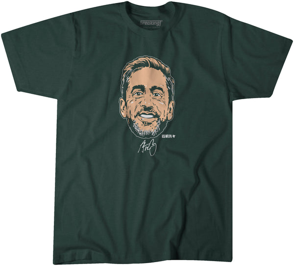 Aaron Rodgers Swag Head - NFLPA Licensed - BreakingT