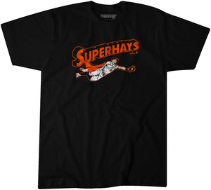 Austin Hays Superhays T-Shirt, Baltimore - MLBPA Licensed -BreakingT