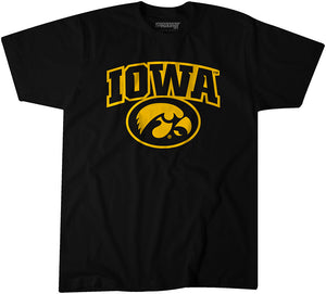 Iowa: Wordmark Adult T-Shirt