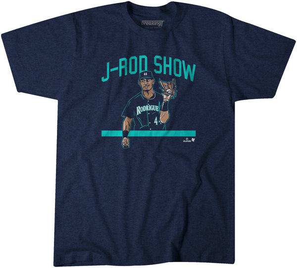 Julio Rodríguez: J-Rod Show Catch Shirt - MLBPA Licensed - BreakingT