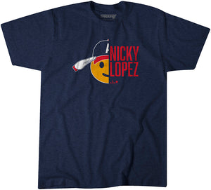 Nicky Lopez Salute Shirt, Atlanta Baseball - MLBPA Licensed -BreakingT