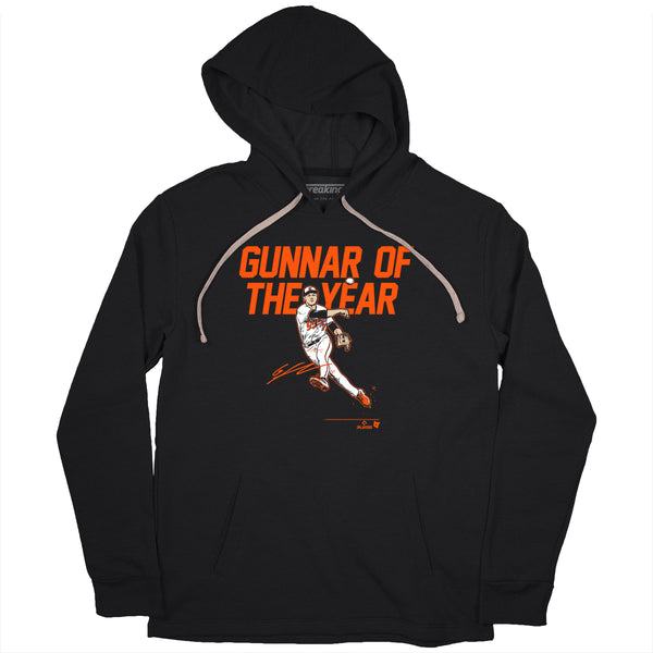 Gunnar Henderson: Gunnar of the Year Shirt - MLBPA Licensed -BreakingT