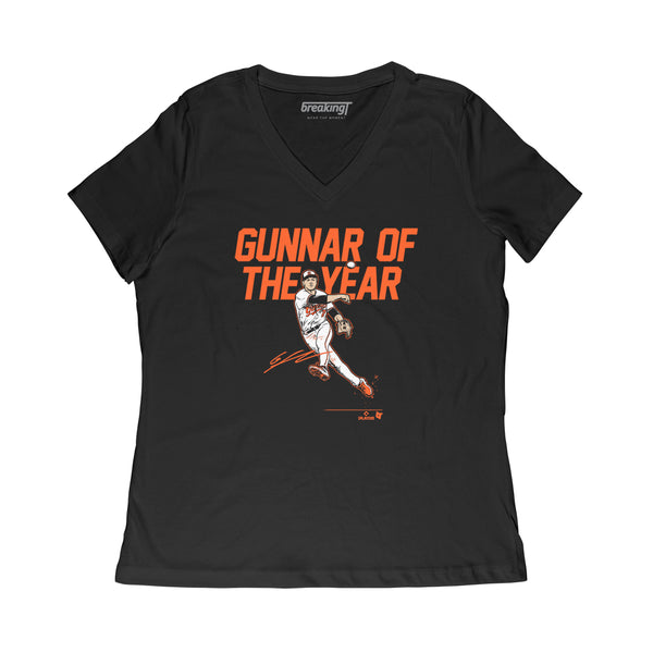 Gunnar Henderson: Gunnar of the Year Shirt - MLBPA Licensed -BreakingT