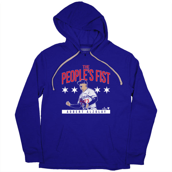 Adbert Alzolay: The People's Fist Shirt, Chicago - MLBPA - BreakingT