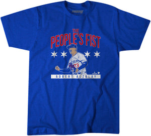 Adbert Alzolay: The People's Fist Shirt, Chicago - MLBPA - BreakingT