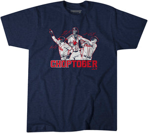 AcuâˆšÂ±a, Olson, & Riley Choptober Shirt, ATL - MLBPA Licensed -BreakingT