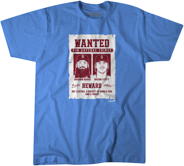 Brandon Marsh & Bryson Stott Daycare Crimes Shirt - MLBPA - BreakingT