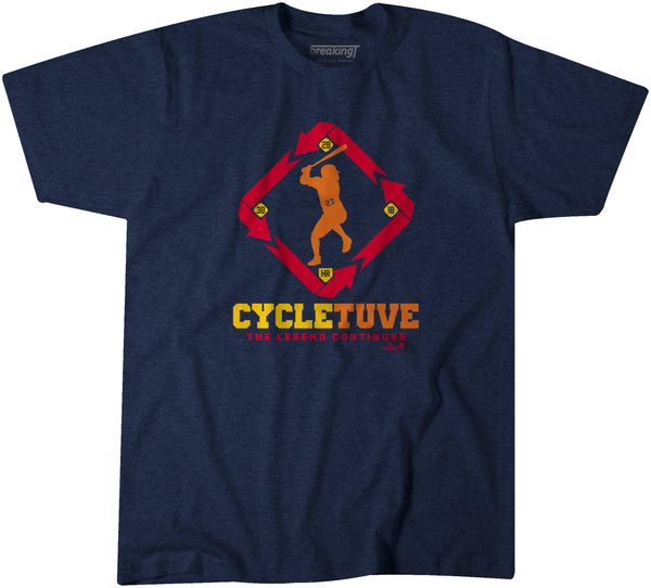 José Altuve: Cycle Shirt, Houston Baseball - MLBPA Licensed -BreakingT