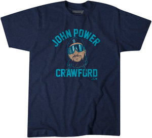 J.P. Crawford: John Power Crawford Shirt, Seattle - MLBPA - BreakingT