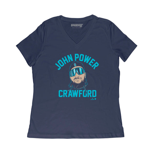 J.P. Crawford: John Power Crawford Shirt, Seattle - MLBPA - BreakingT