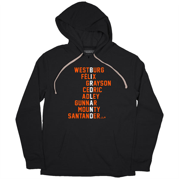 Birdland Names Shirt + Hoodie, Baltimore - MLBPA Licensed - BreakingT