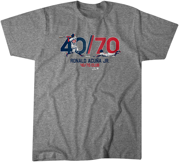 Ronald Acuña Jr.: 40/70 Shirt, Atlanta - MLBPA Licensed - BreakingT