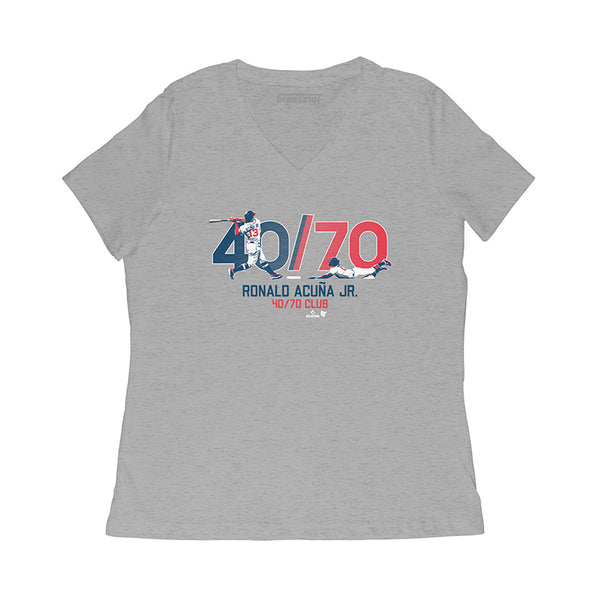 Ronald Acuña Jr.: 40/70 Shirt, Atlanta - MLBPA Licensed - BreakingT