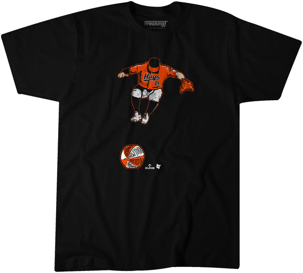 Austin Hays: Beach Ball Stomp Shirt, Baltimore - MLBPA - BreakingT