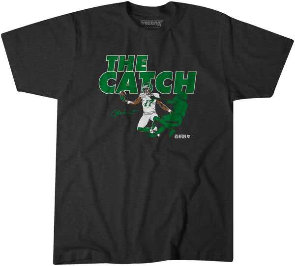 Garrett Wilson: The Catch Shirt, New York - NFLPA Licensed - BreakingT