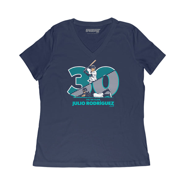 Julio Rodríguez: 30/30 Shirt, Seattle - MLBPA Licensed - BreakingT