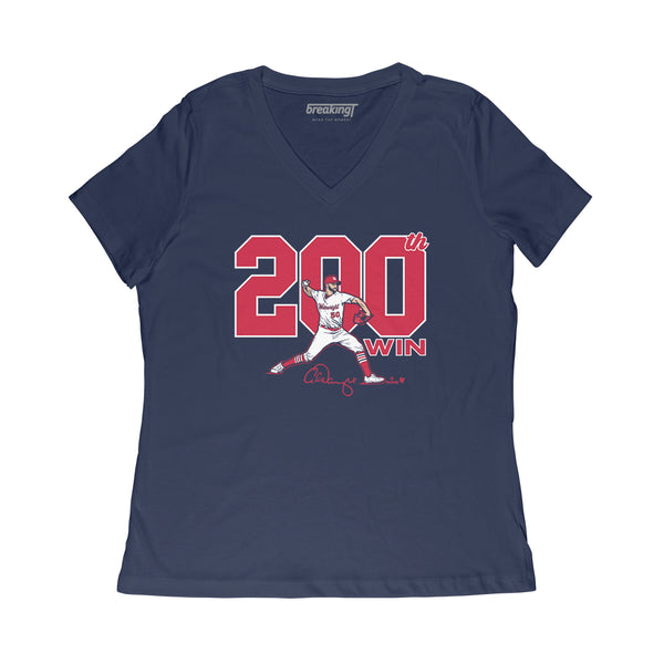 Adam Wainwright 200 Wins Shirt, St. Louis - MLBPA Licensed - BreakingT