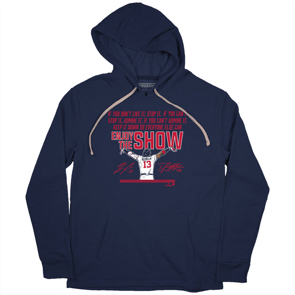 Ronald Acuña Jr.: Enjoy the Show Shirt, Atlanta - MLBPA - BreakingT