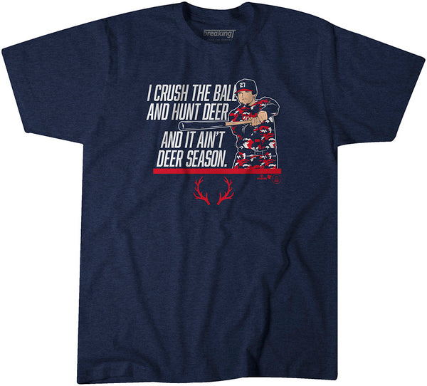 Austin Riley Deer Season Shirt - MLBPA - FAX Sports + BreakingT