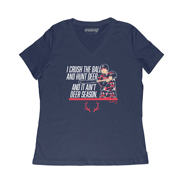 Austin Riley Deer Season Shirt - MLBPA - FAX Sports + BreakingT