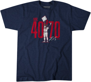 Ronald AcuâˆšÂ±a Jr: Mr. 40/70 Shirt, Atlanta - MLBPA Licensed - BreakingT