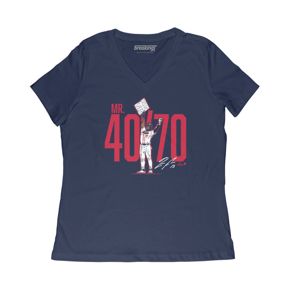 Ronald AcuâˆšÂ±a Jr: Mr. 40/70 Shirt, Atlanta - MLBPA Licensed - BreakingT