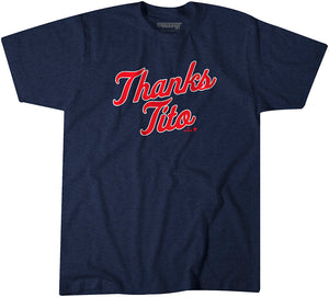 Terry Francona: Thanks Tito Shirt, Cleveland - MLBPA - BreakingT