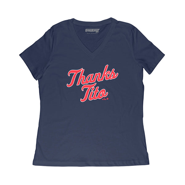 Terry Francona: Thanks Tito Shirt, Cleveland - MLBPA - BreakingT