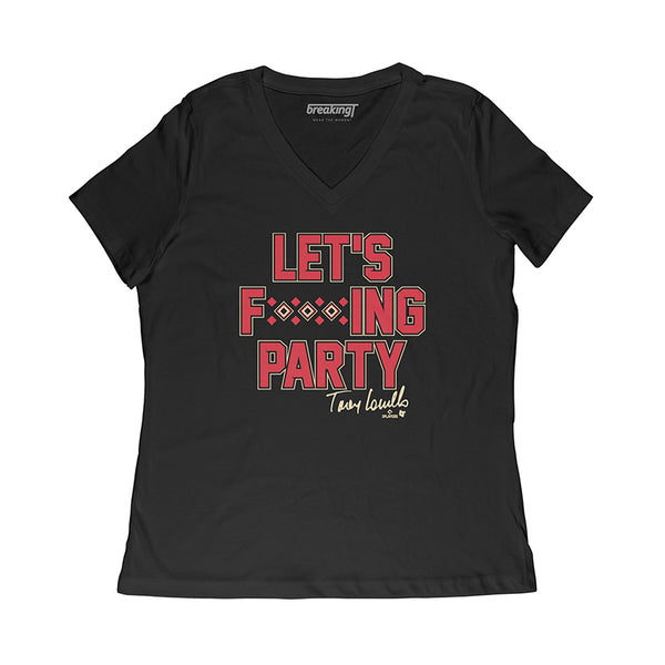 Torey Lovullo Let's F****** Party Shirt - Arizona Baseball - BreakingT