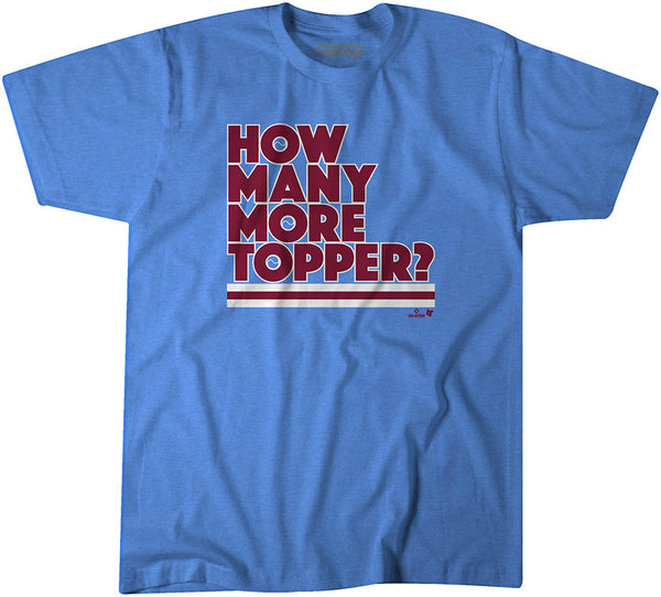 Rob Thomson: How Many More Topper? Shirt, Philly - MLBPA - BreakingT