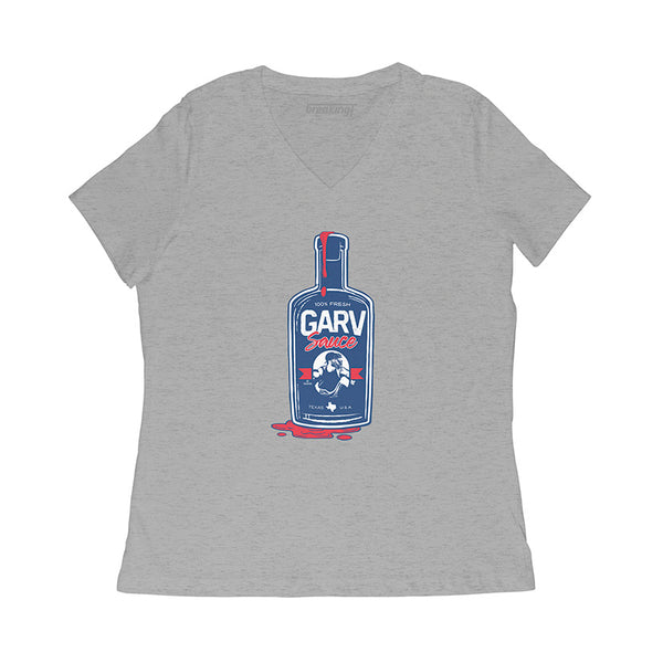 Mitch Garver: Garv Sauce Shirt + Hoodie - Texas Baseball - BreakingT