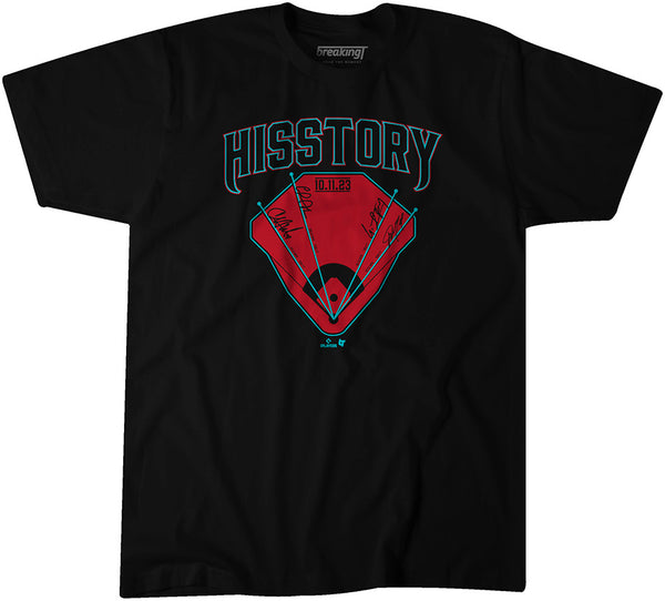 Four Home Run HISSTORY Shirt, Arizona Baseball - MLBPA - BreakingT